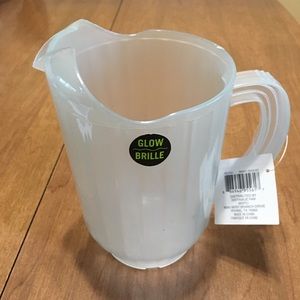 Celebrate It 58 oz plastic glow in the dark pitcher.  New with tag.